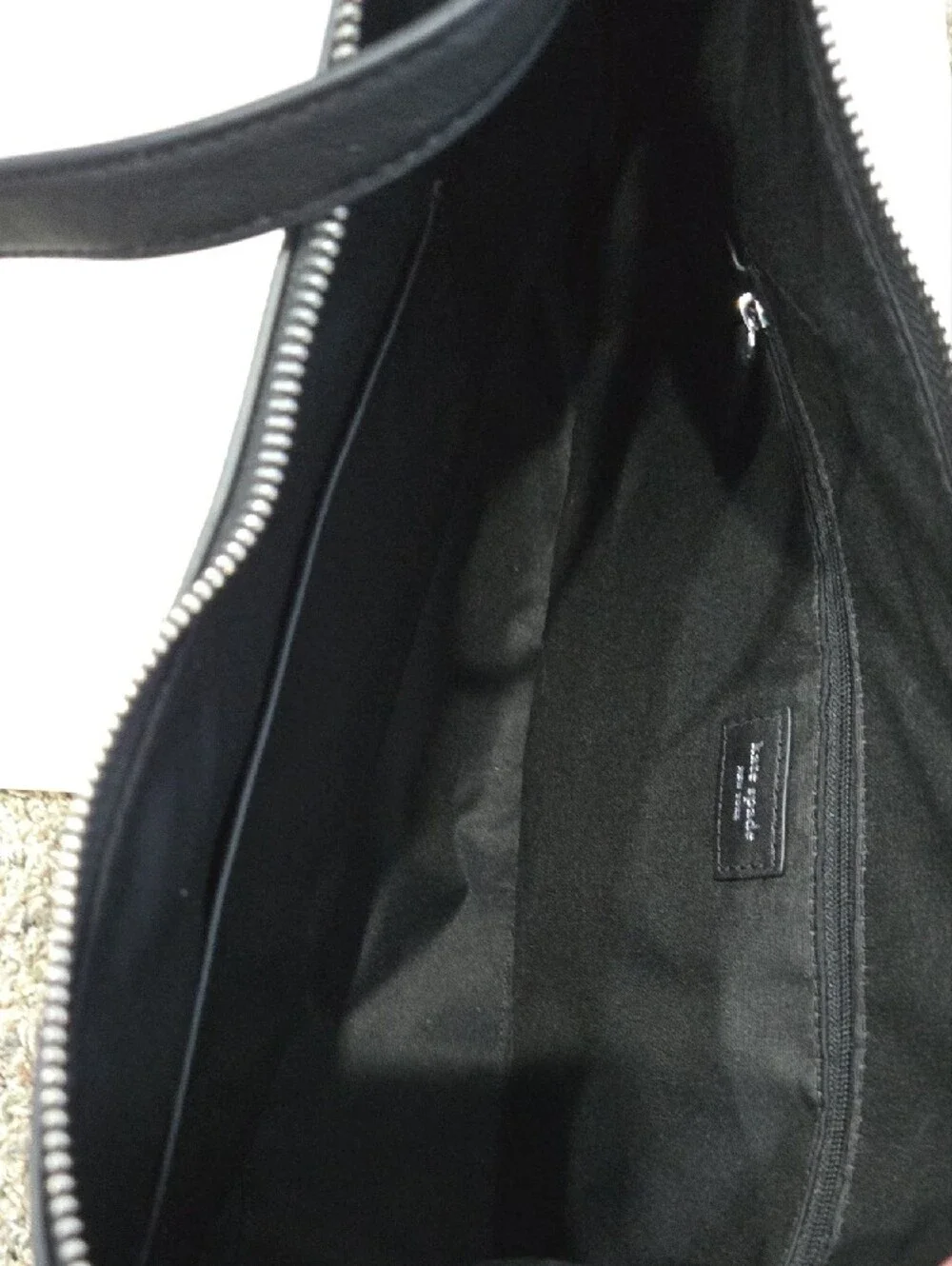 kate spade Black Pebbled Leather Shoulder Hobo